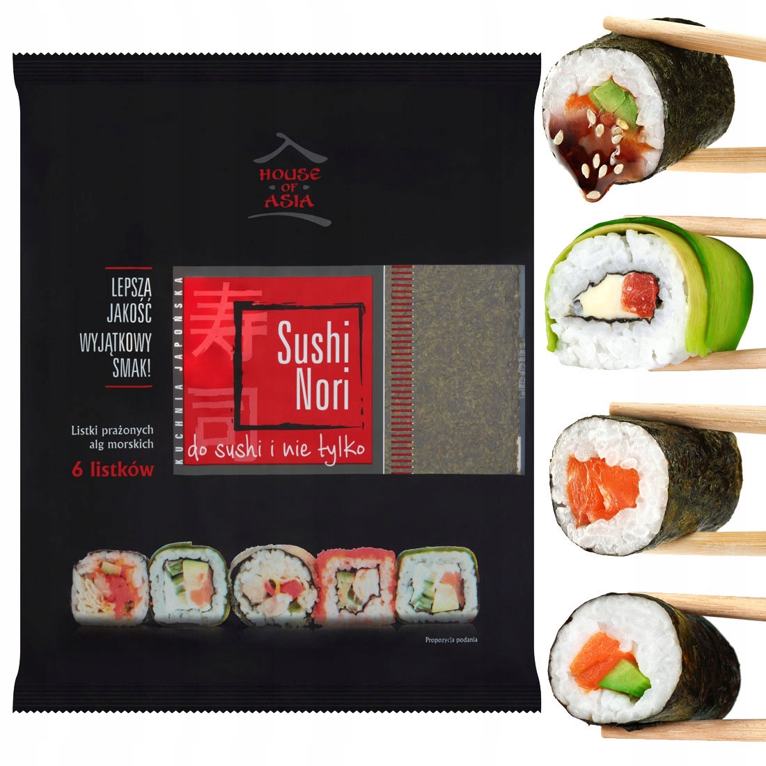 

Nori Wodorosty 6szt