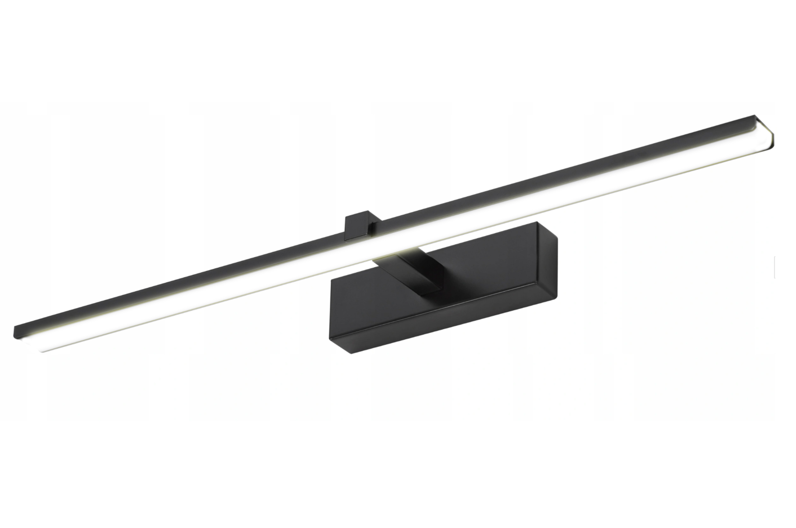 Lampa łazienkowa nad lustro barek obraz 18W 90cm czarna kinkiet ścienny