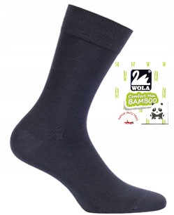 

Skarpety Wola Comfort Man bambusowe czarne-45-47
