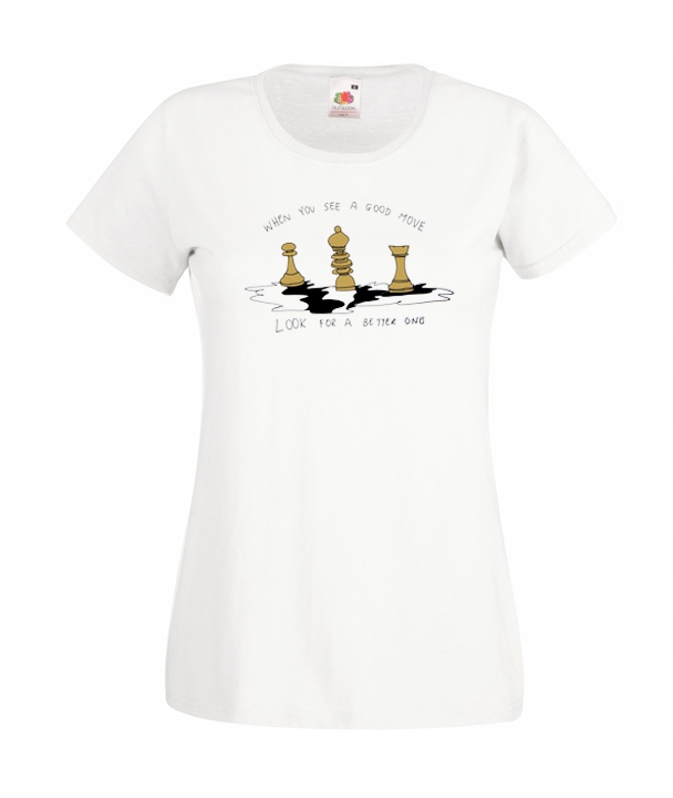 

Xs Koszulka Damska Szachy Good Move Chess Wzory