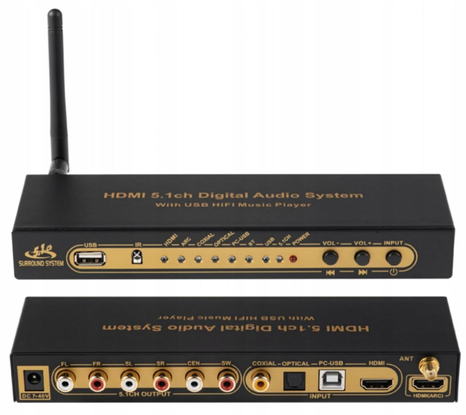 Konvertor Hdmi 5.1 Audio dekodér 5.1 kanálov – Hdmi, Bluetooth