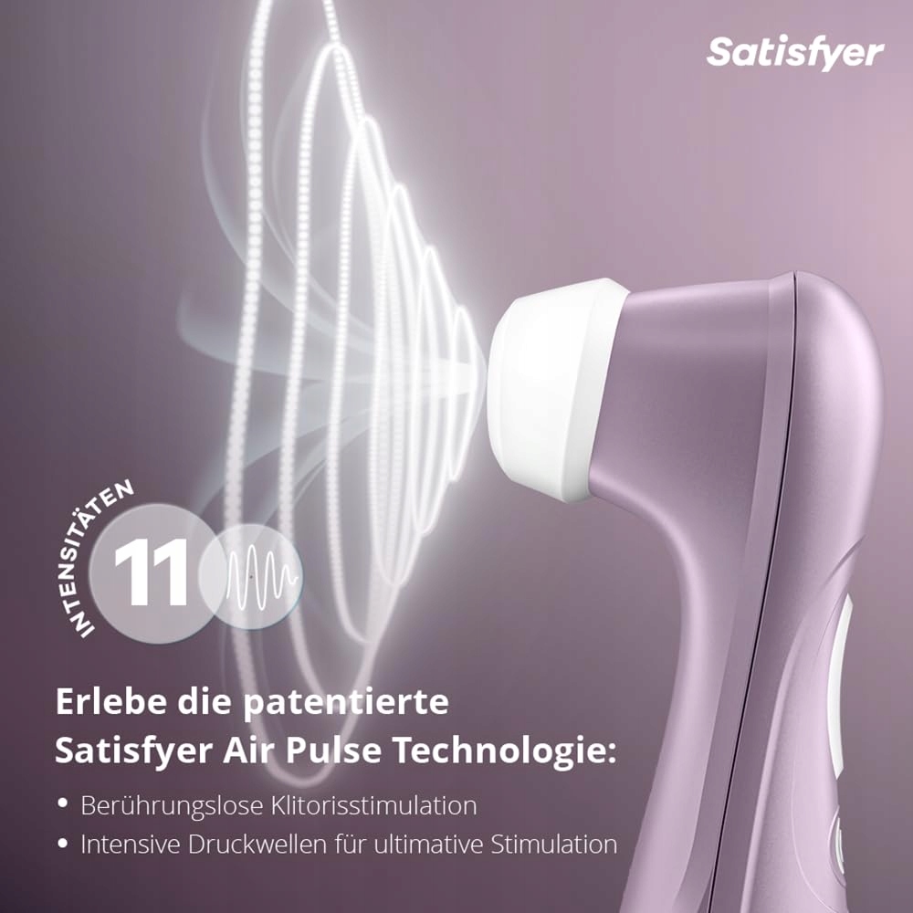 SATISFYER Pro 2 Wibrator Bezprzewodowy Stymulator Klitorisu Dla Kobiet — miniatura 2