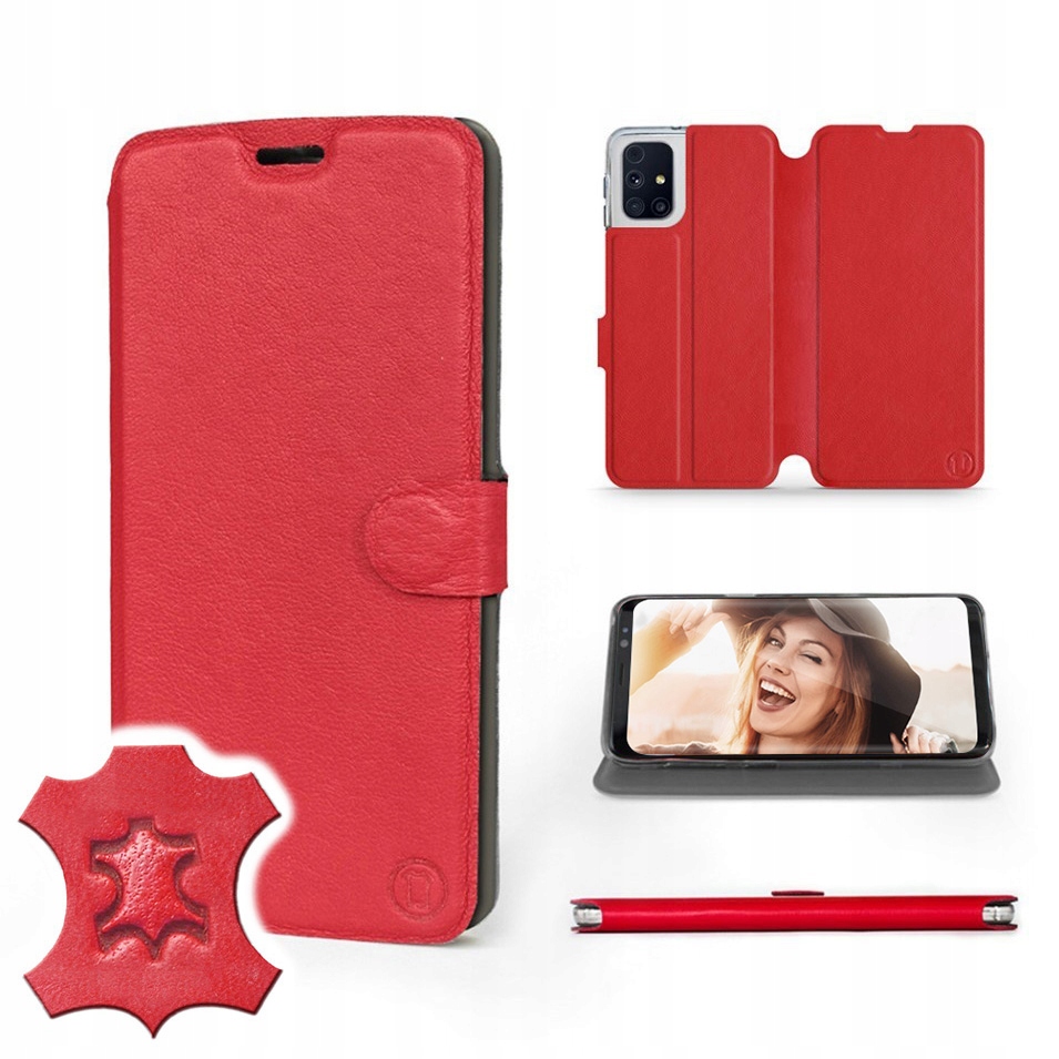 

Etui Mobiwear do Samsung Galaxy M31s - Red Leather