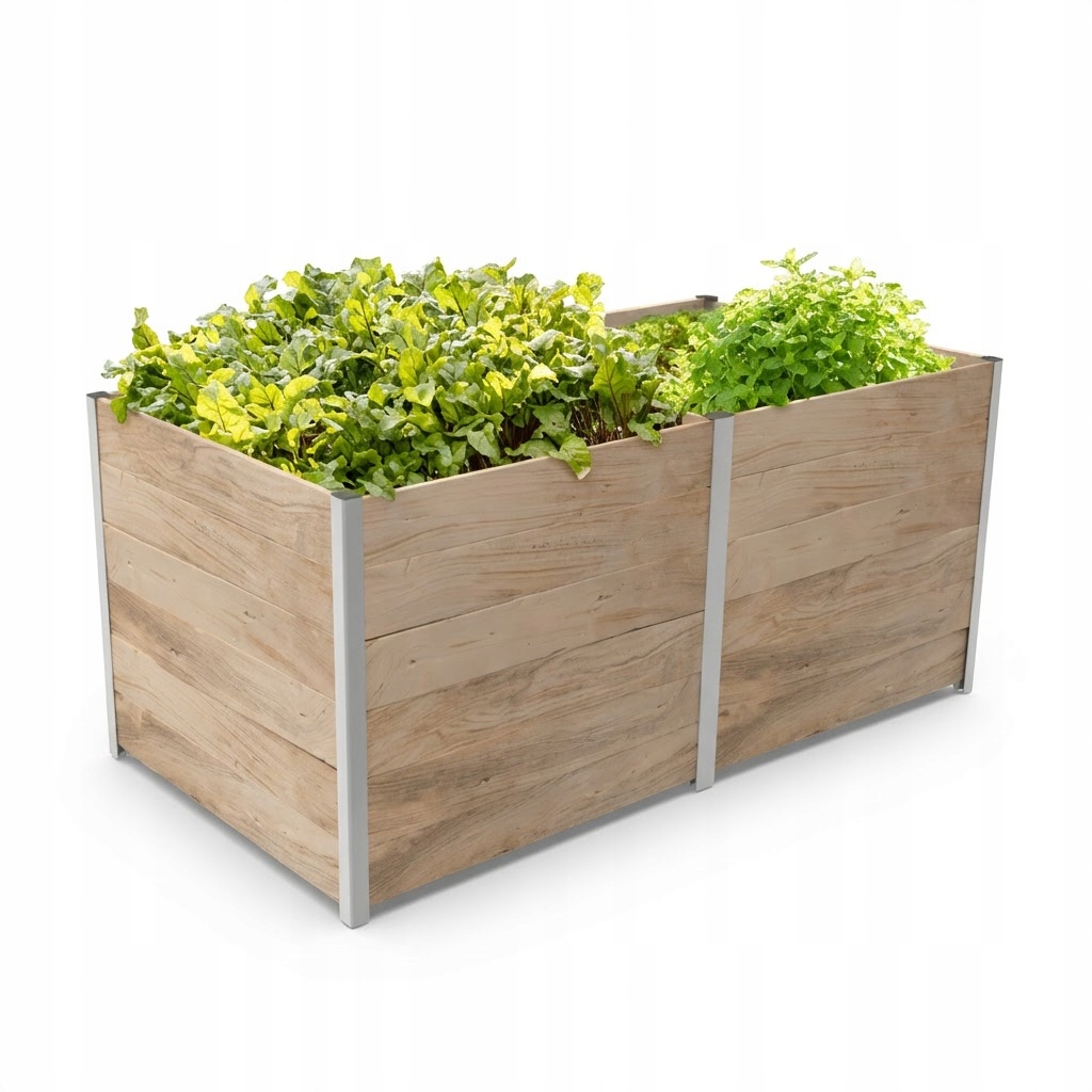 Modulárny vyvýšený záhon, záhradný box, hriadka 105x207x90 cm