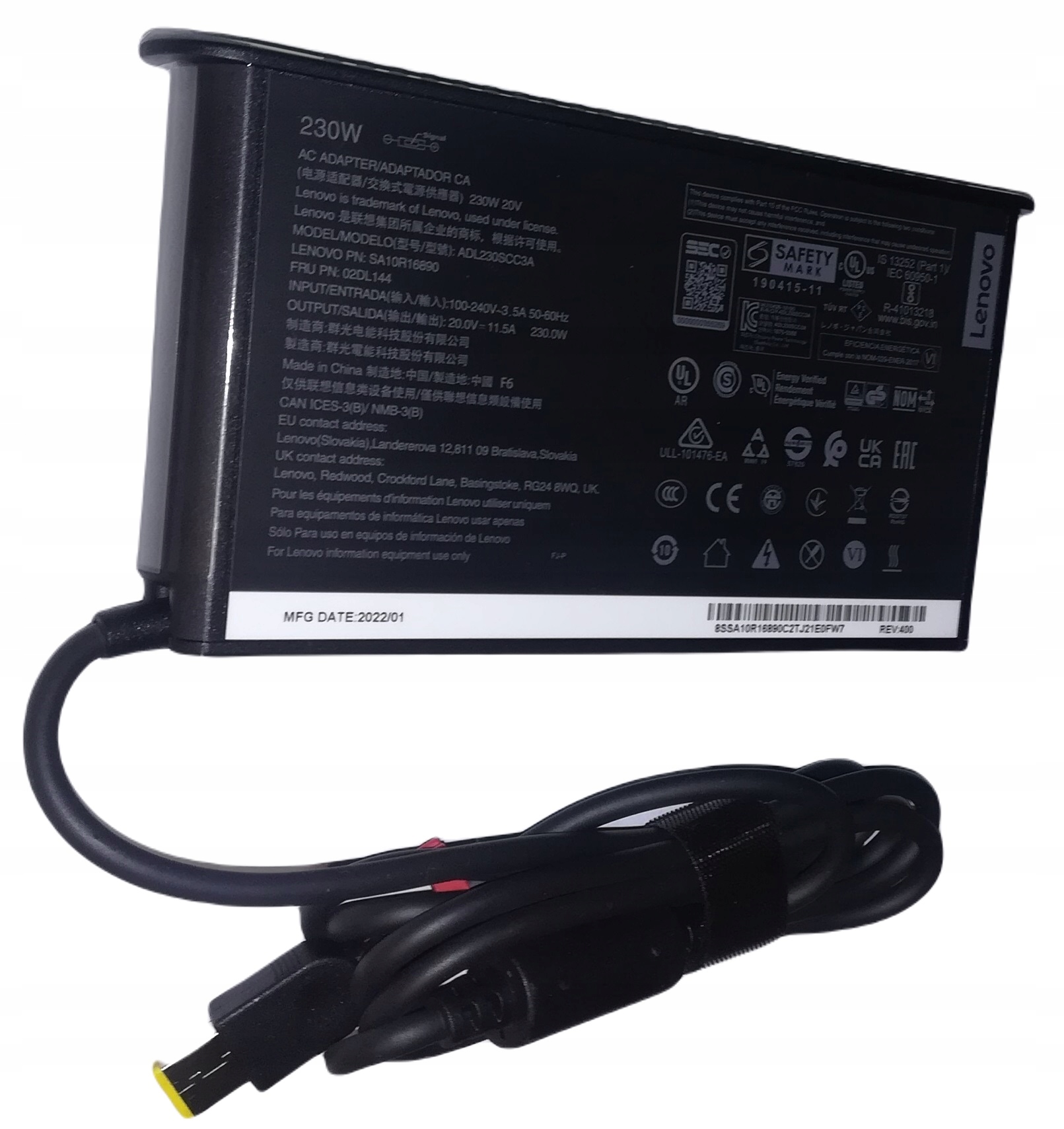 Napájací adaptér Lenovo 230 W pre Ibm, Lenovo