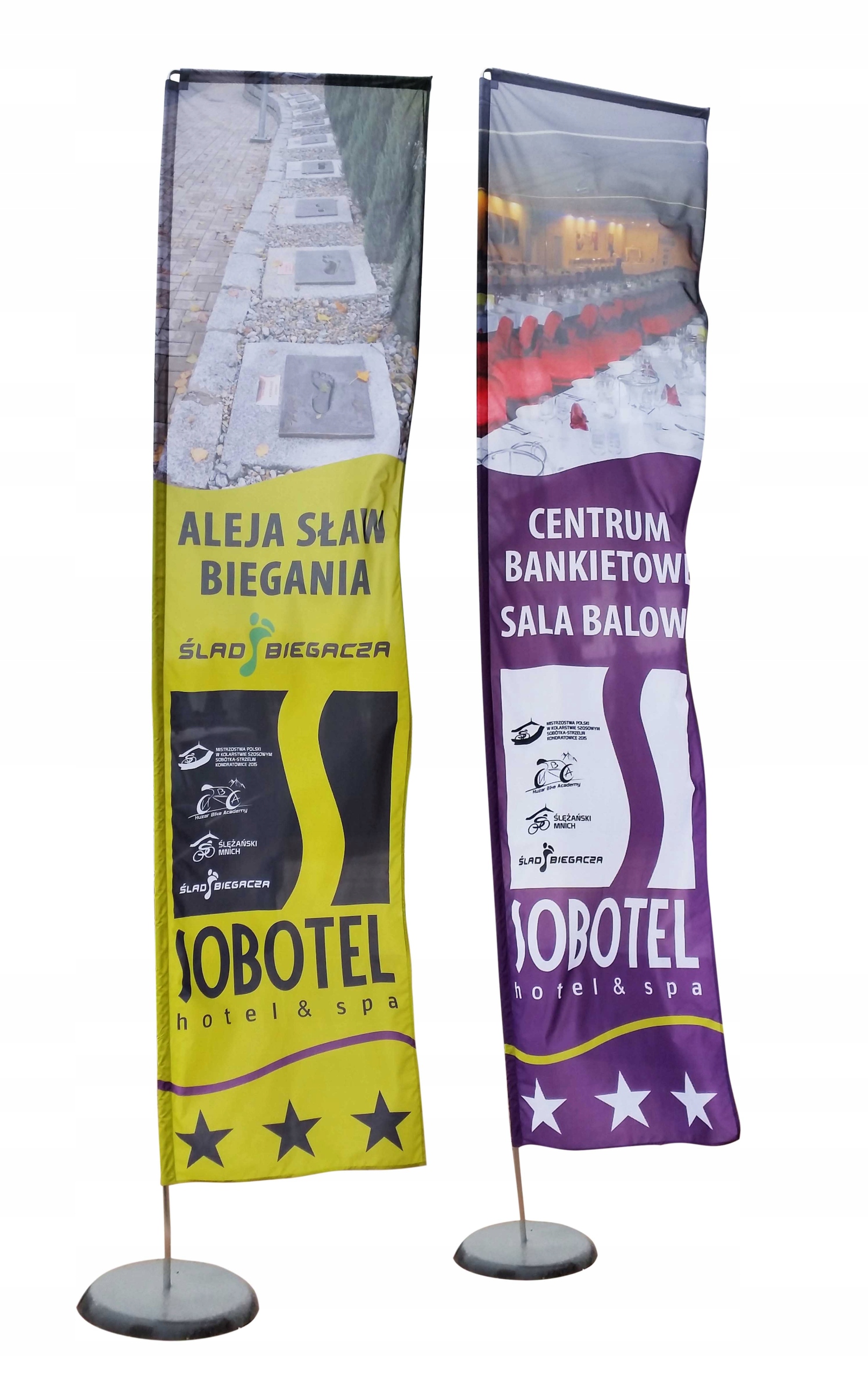 Flaga Reklamowa prostokątna Winder 380x90cm żagiel Rodzaj flaga