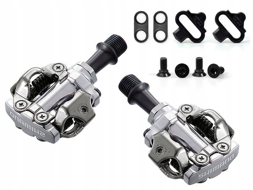 Nášlapné Pedály Shimano PD-M540 Stříbrné Bloky SM-SH51