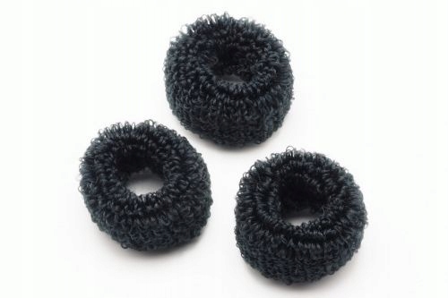 Gumki do włosów frotki czarne 50 szt