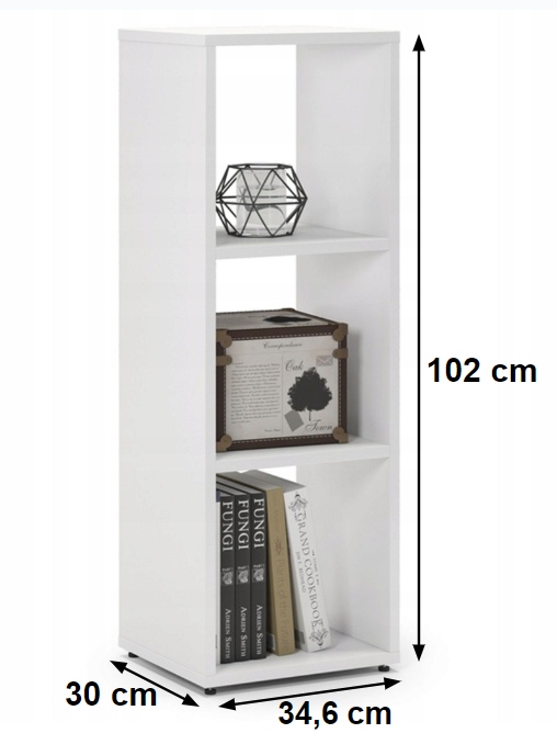 Regał Modułowy 1.3, Komoda Biały Szafka Kod producenta M1.3