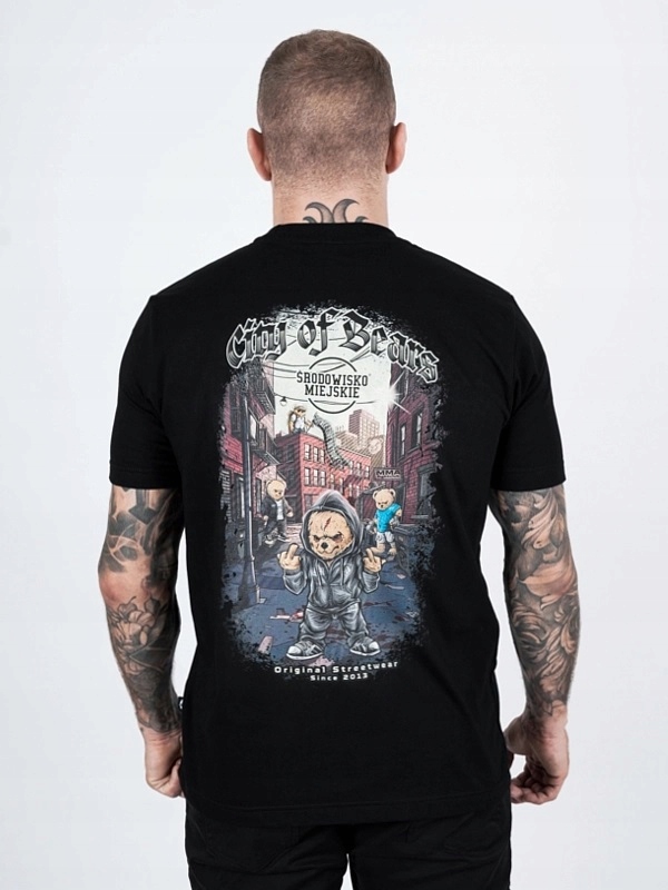 Tričko Środowisko Miejskie „město Bears“ Black vel. L