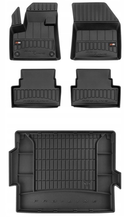 Set 3D gumové rohože Opel Grandland X od 2017- g