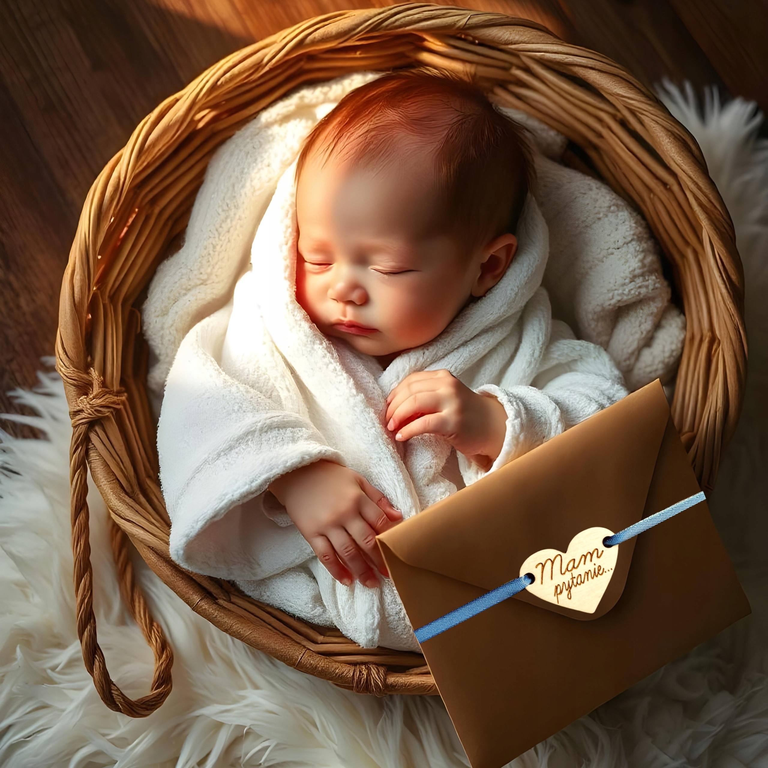 ZAPYTANIE WUJKU CZY ZOSTANIESZ MOIM OJCEM CHRZESTNYM PROŚBA PYTANIE CHRZEST Wysokość produktu 10 cm