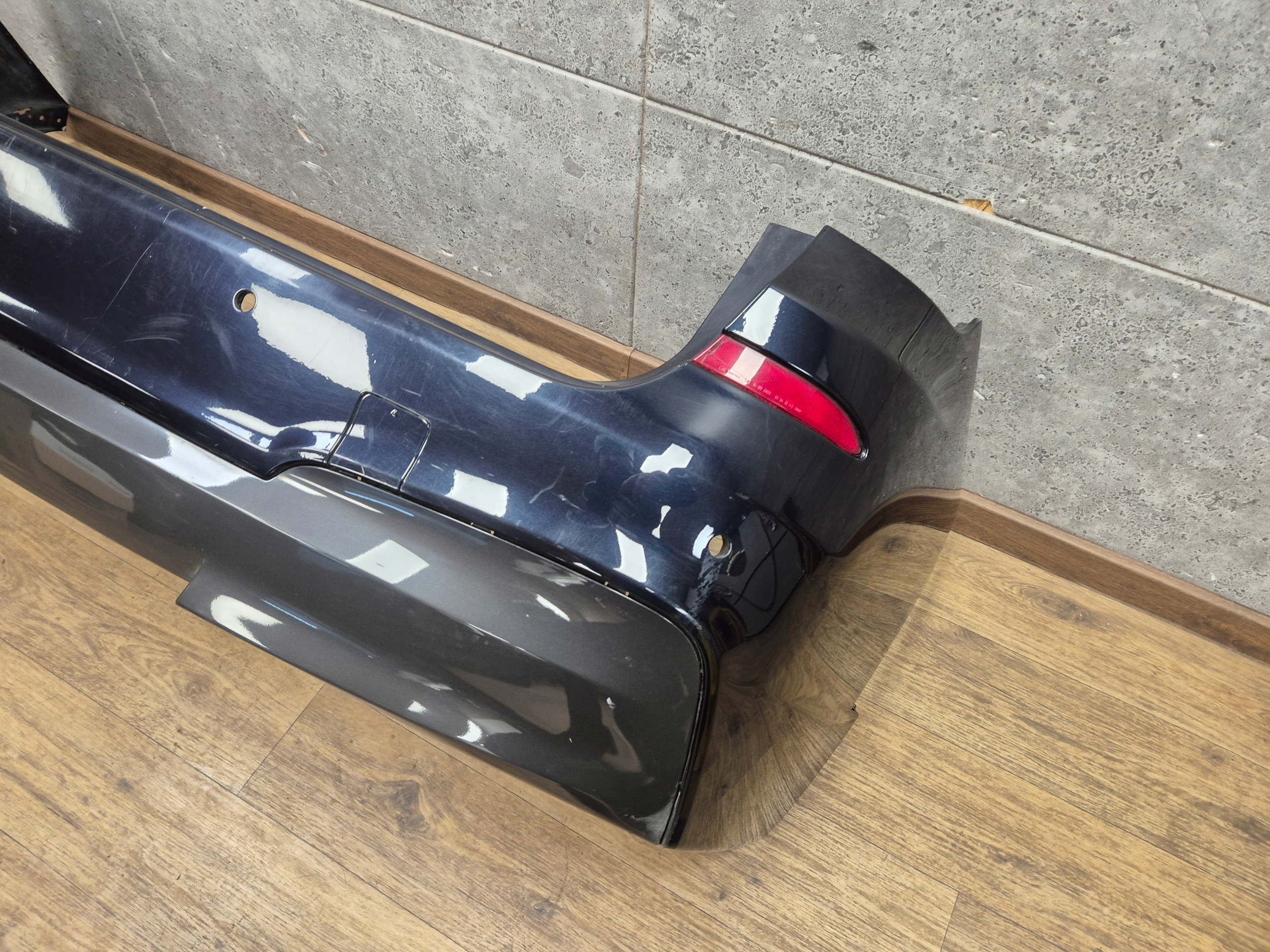 BMW X3 F25 bumper rear part rear m-packet diffuser complete 416 CARBONSCHWARZ