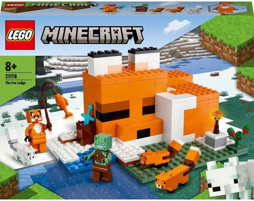 

Lego Minecraft Siedlisko lisów 21178