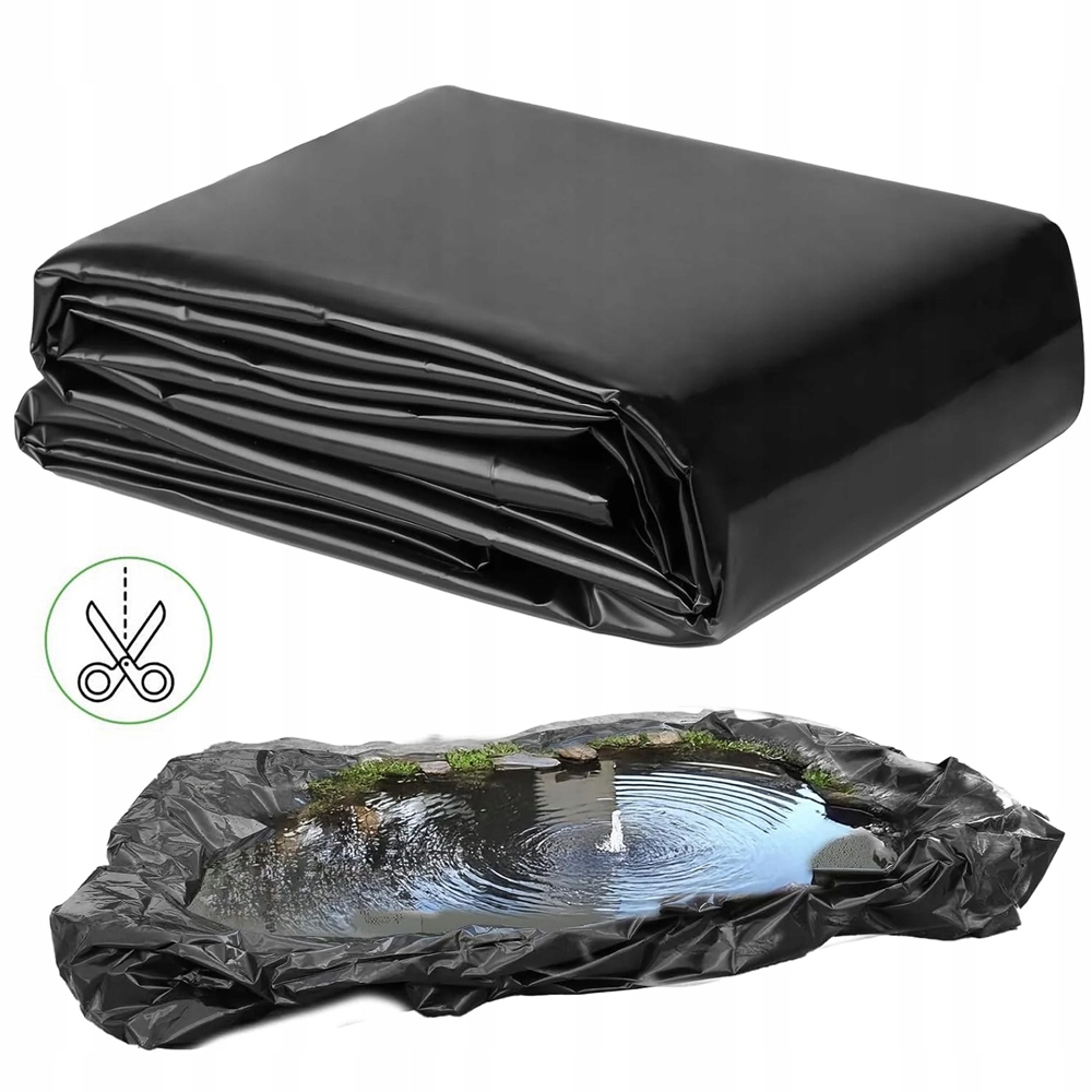 Fólie Do Jezírka Silná Černá Fólie Do Jezírek 3x6 m