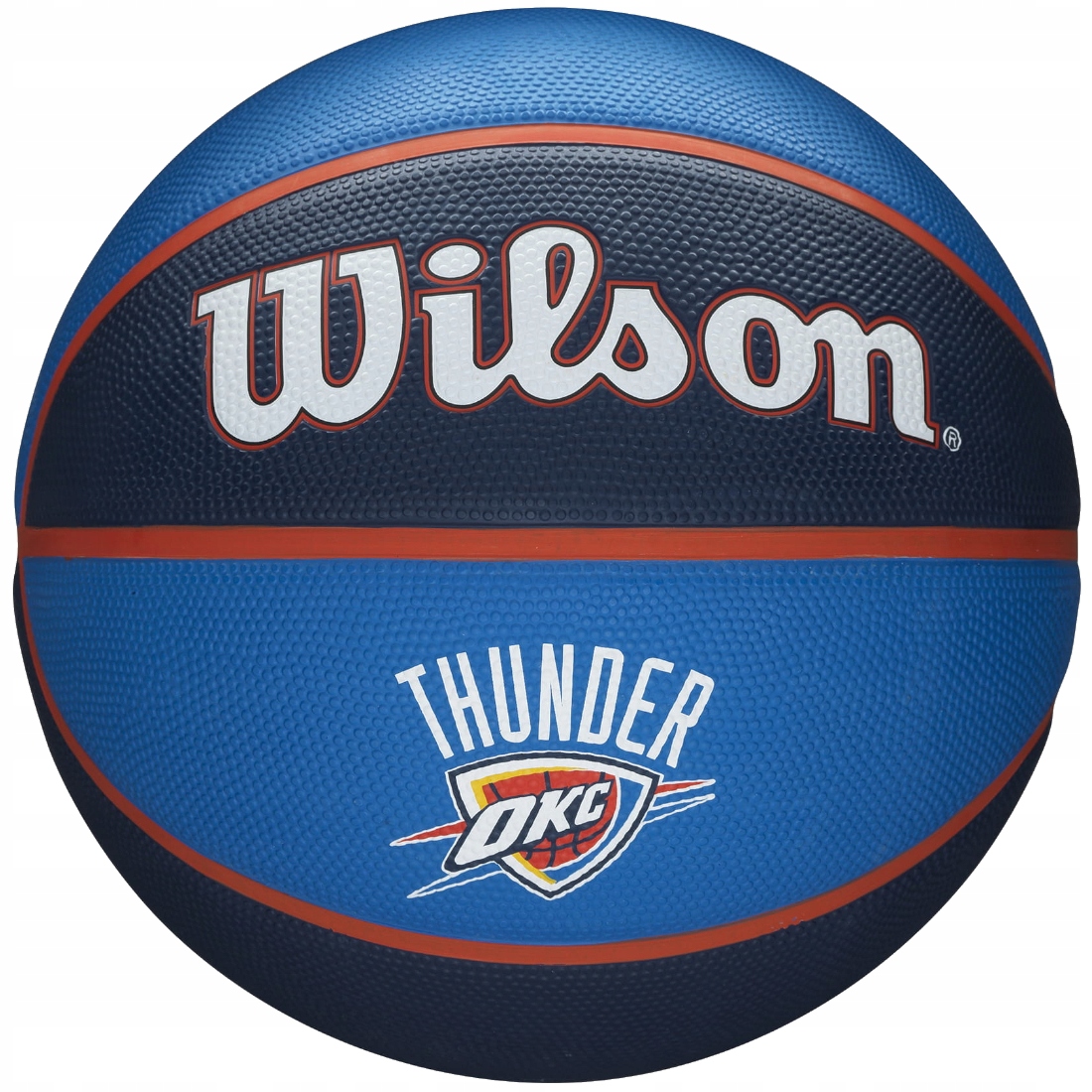 Piłka do koszykówki Wilson NBA Team Oklahoma City Thunder WTB1300XBOKC r.7