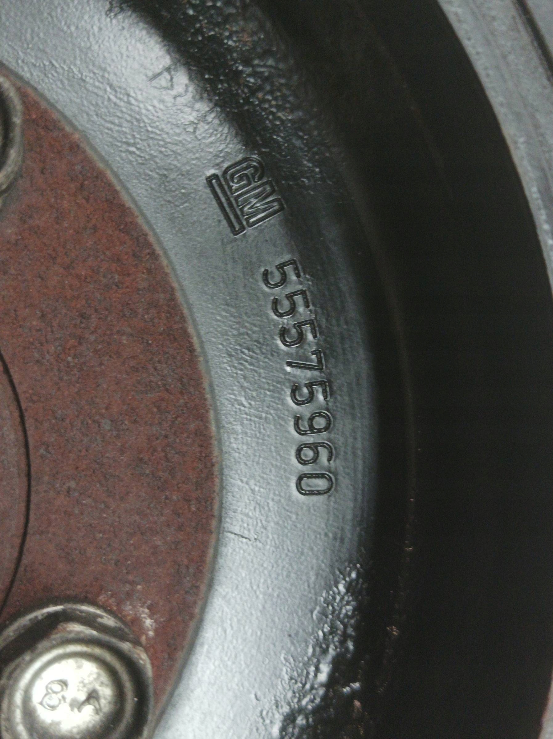 pulley 55575960 1.7 CDTI Opel Astra IV (2009- 2020 ) J