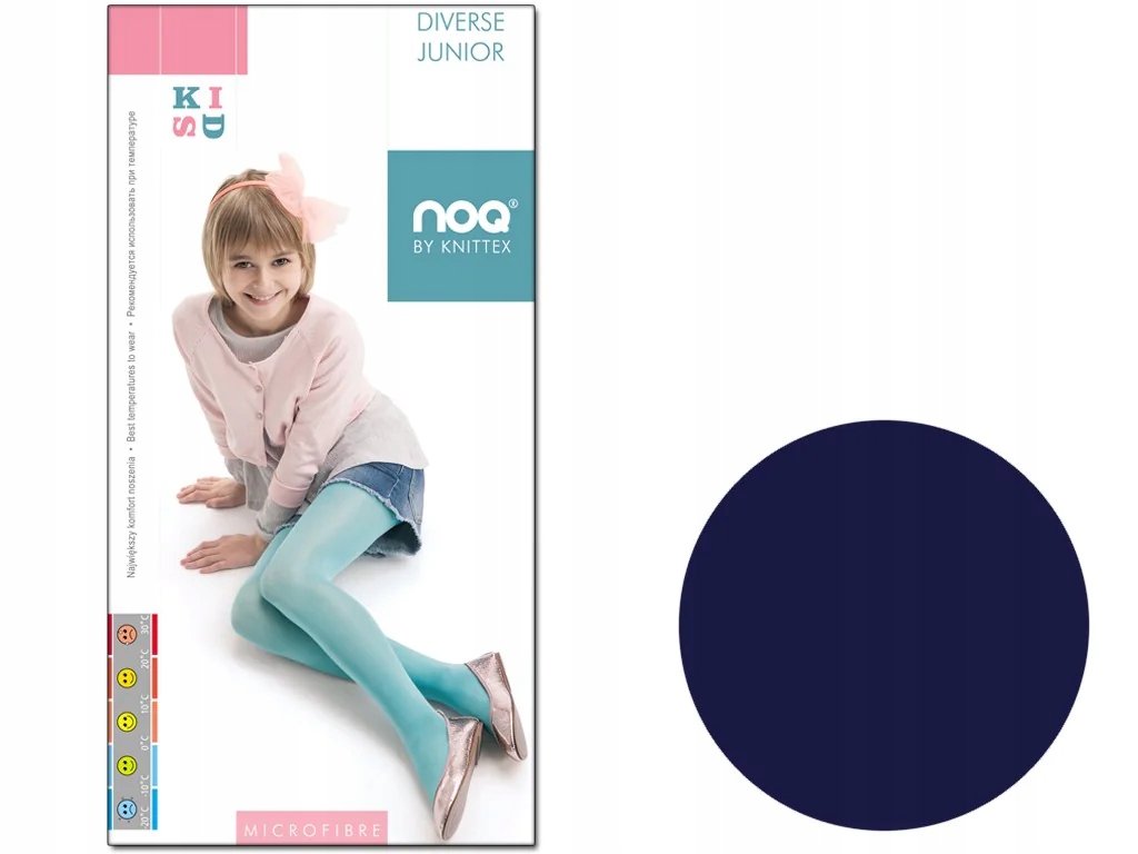 

Rajstopy dziewczęce z połyskiem 100den 134-140 Blu