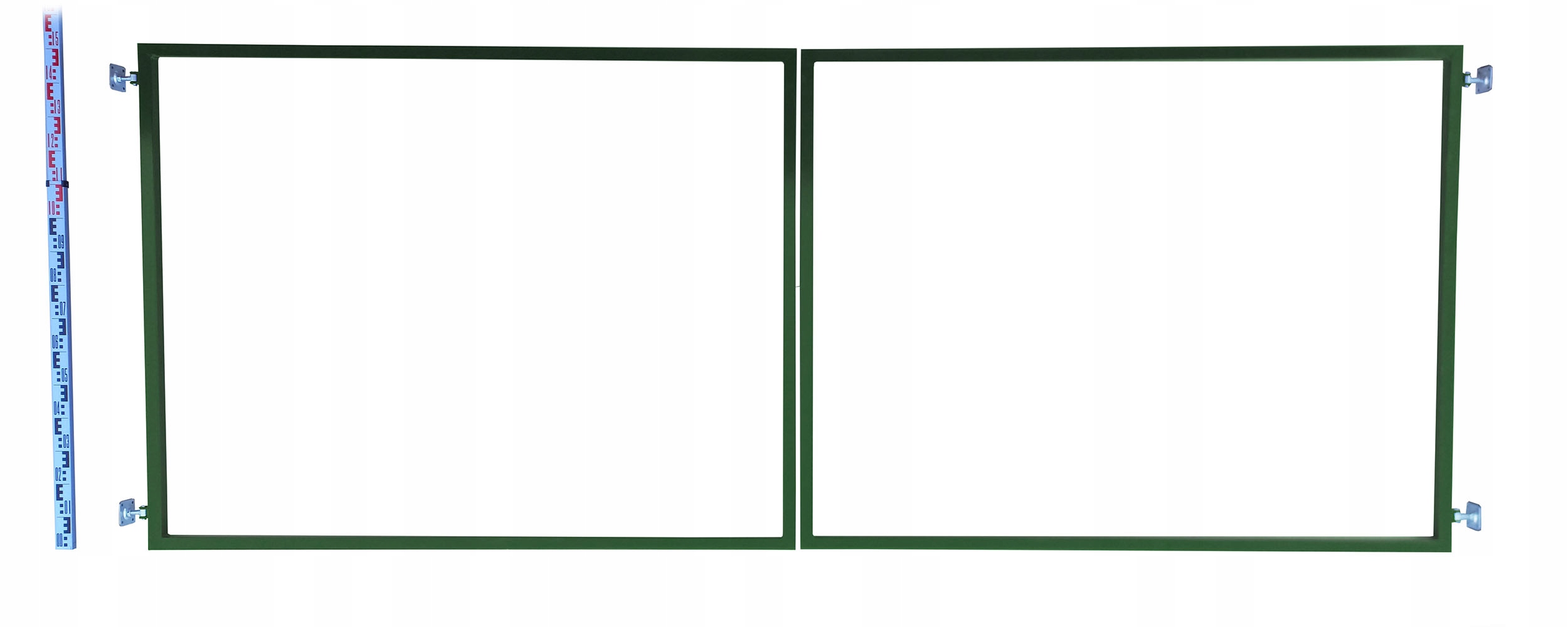 Brána Rama pro štafle a panely 150 cm Zelená RAL6005 štafle Rámeček