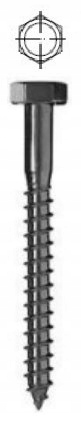 

Wkręt do drewna 6x100MM Oc łeb 6-kątny 82501- 1kg