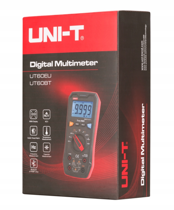 Uni-t UT60EU – multimetr Ac/dc, Ncv, podsvícení, Rel, Hold