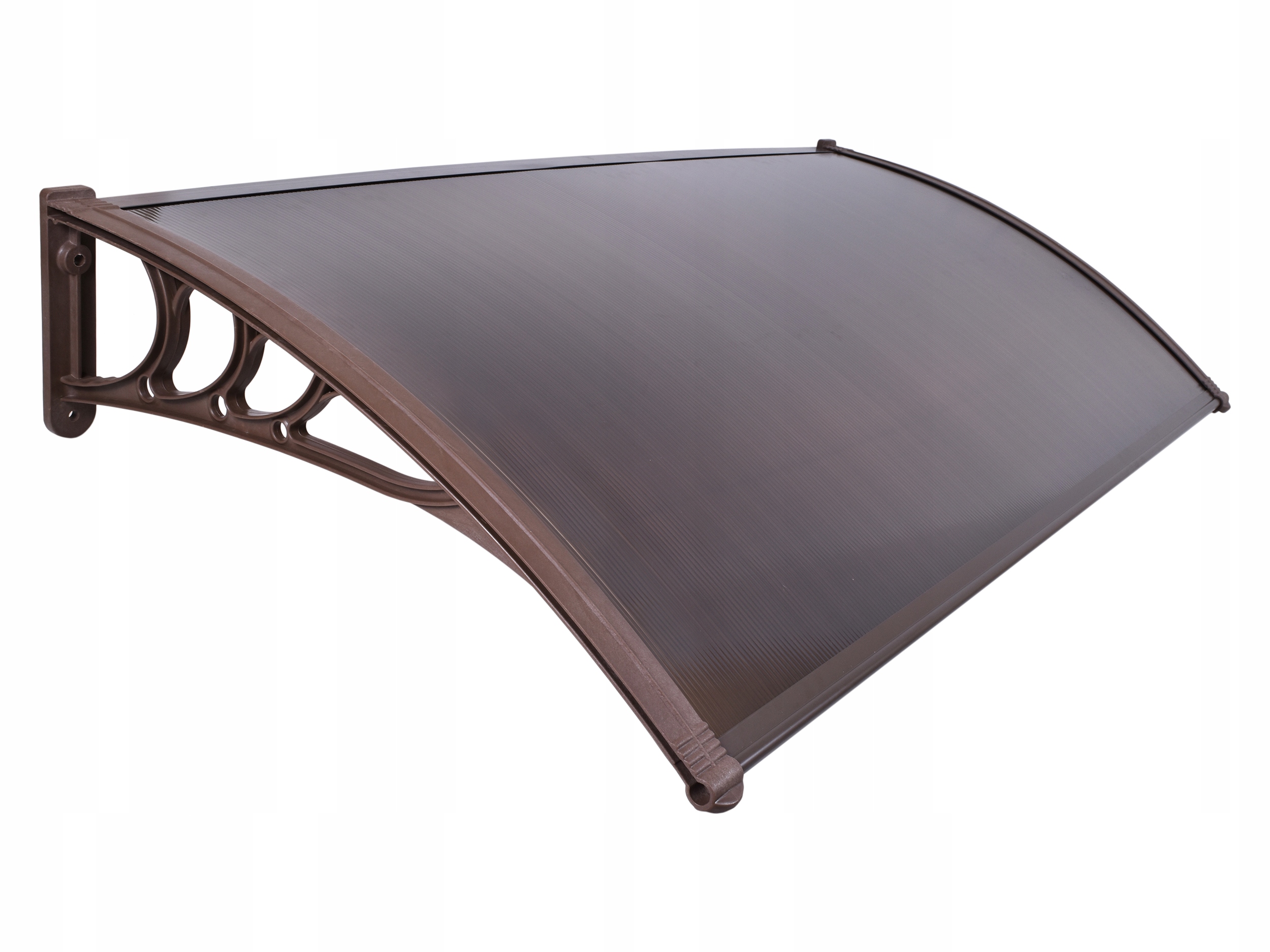 DASZEK NAD DRZWI WEJŚCIOWE KLIME ZADASZENIE POLIWĘGLAN DACH BRĄZOWY 150x80