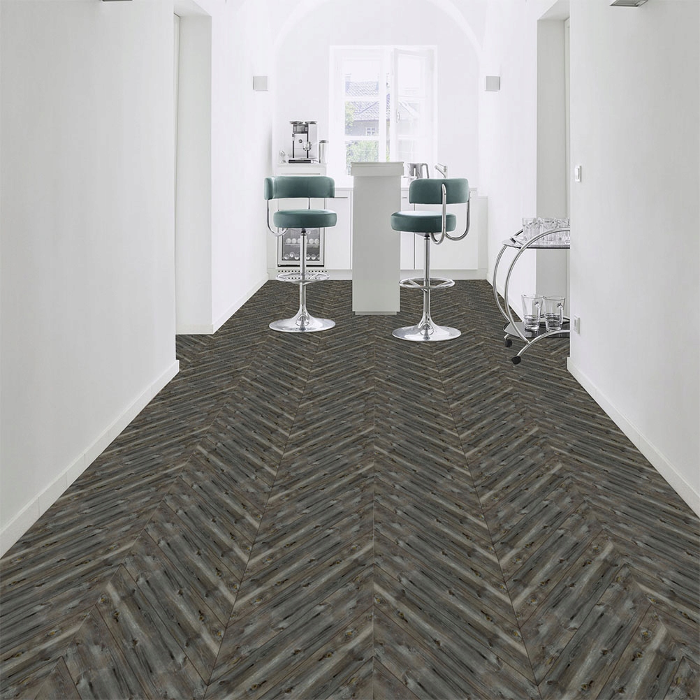 PODŁOGA WINYLOWA DEKORACJA BIUROWA PŁYTKA KLEJĄCA Grubość całkowita 1 mm