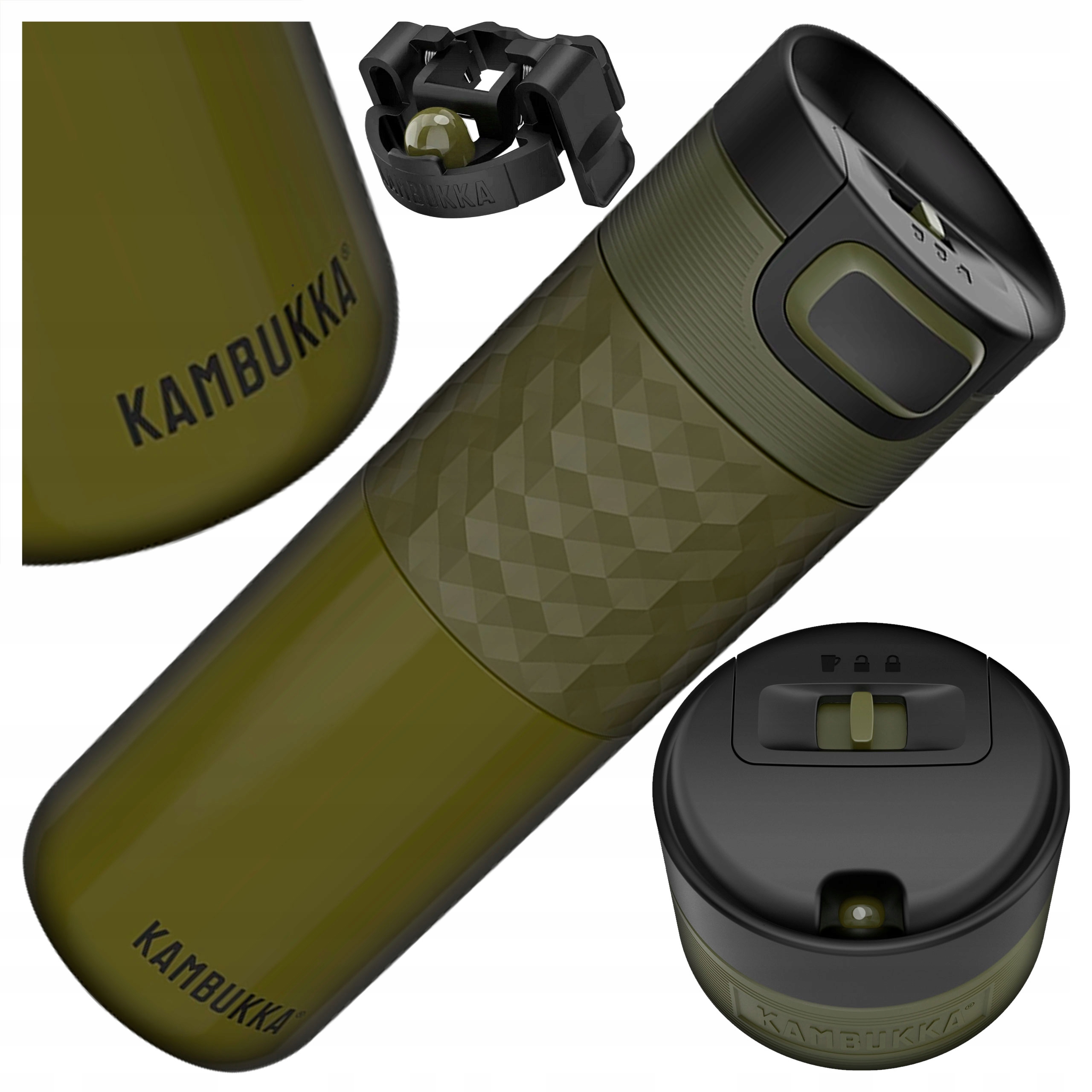 Termohrnek Kambukka Etna Grip Zelený Cestovní Na Kávu Čaj 500 ml