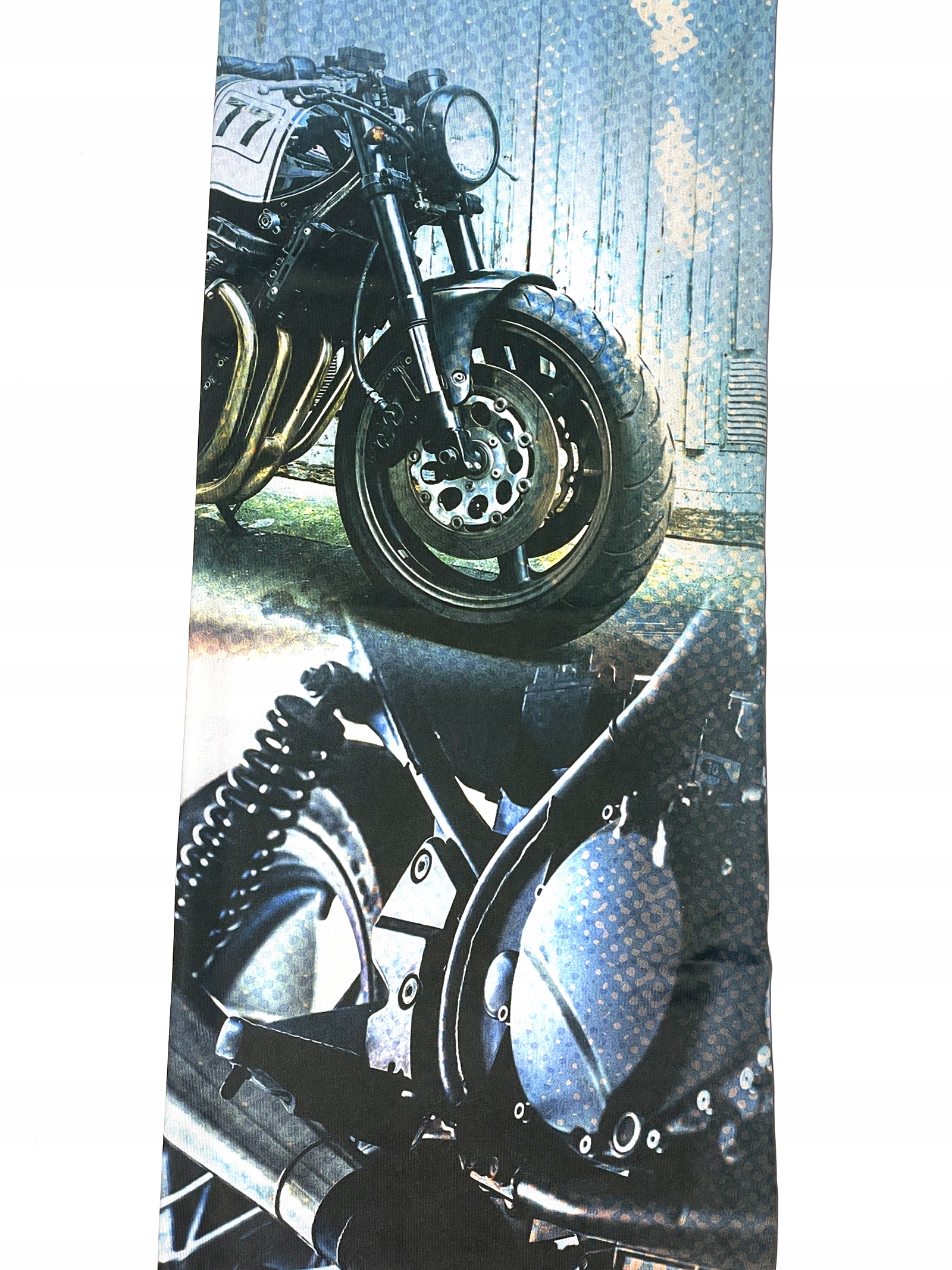 TERMOAKTYWNY BUFF komin MOTOCYKLOWY CAFE RACER PREZENT DLA MOTOCYKLISTY Szerokość produktu 23.5 cm