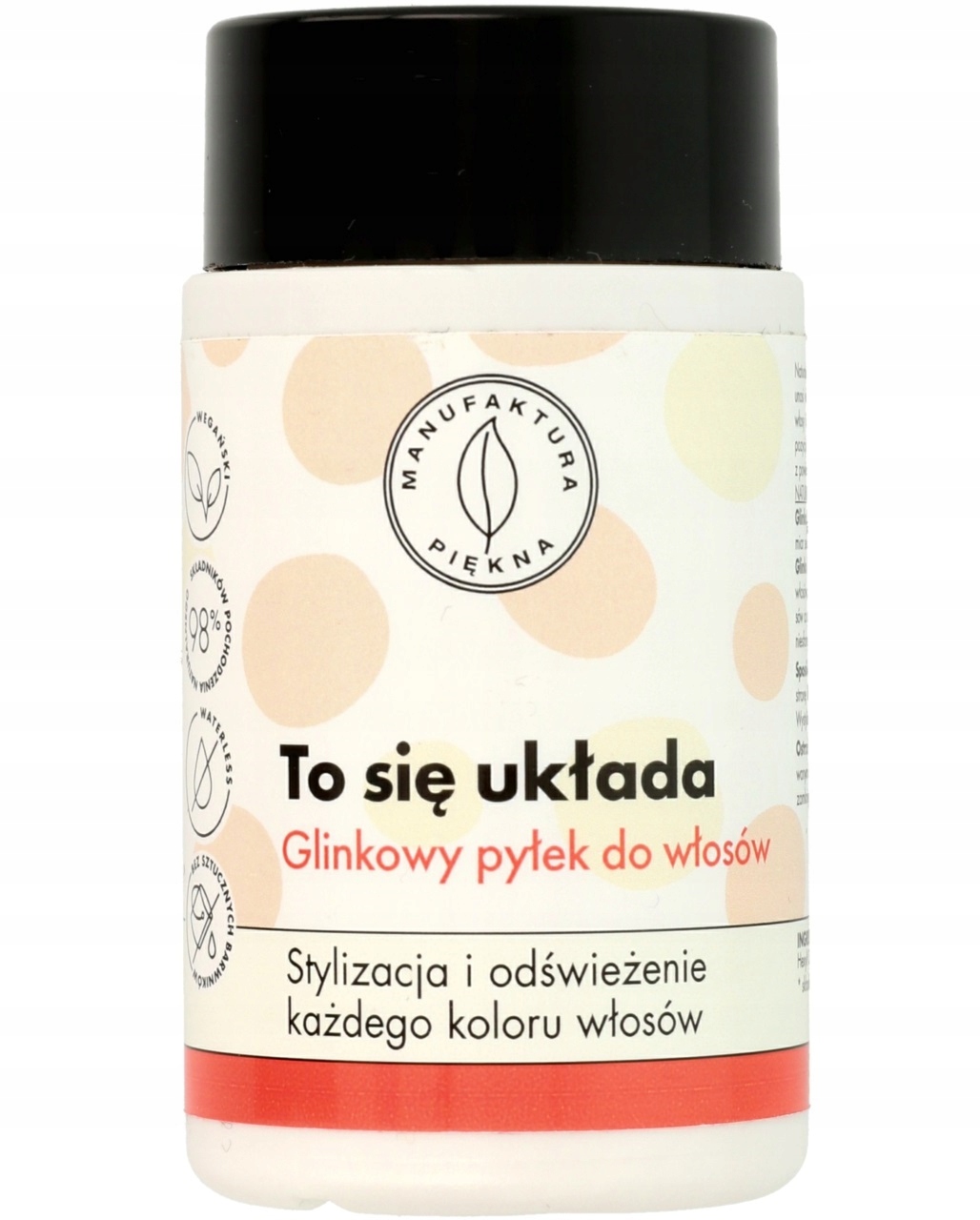 MANUFAKTURA PIĘKNA pyłek do włosów GLINKA