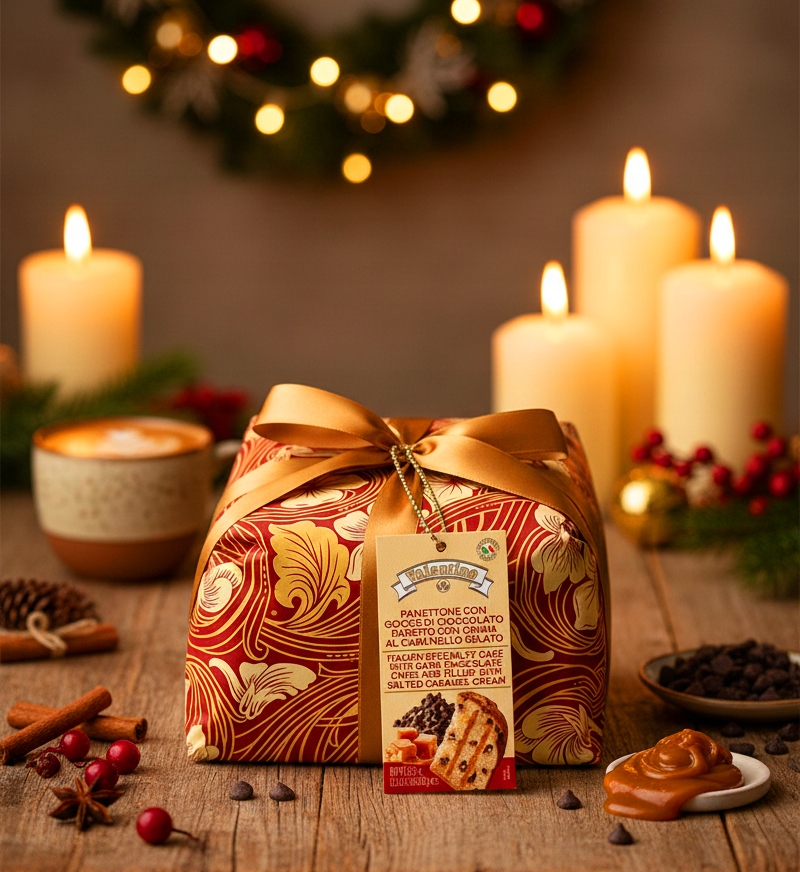 Levně Italský slaný karamel dort s kousky hořké čokolády Dárek