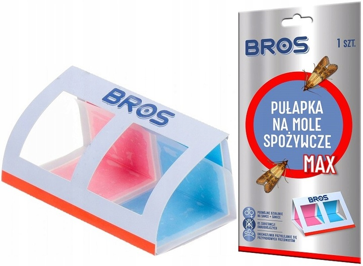 

Bros Pułapka Lep Środek Na Mole Spożywcze Max 2w1