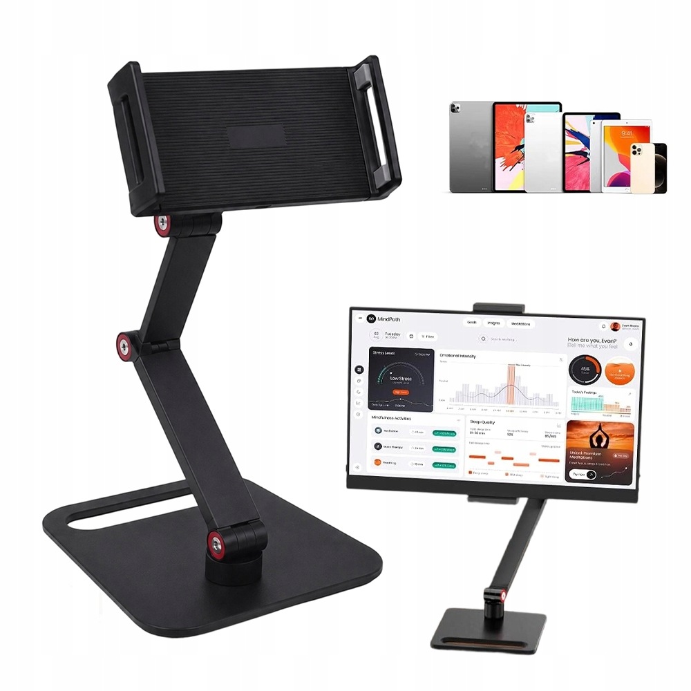 Ergonomický Držák Monitoru S Dvojitou Rukojetí O 360 Stupňů Pro Sledování