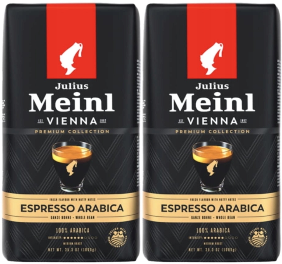 Julius Meinl Premium Espresso Arabica kawa ziarnista 2x1000 g
