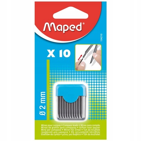 

Grafit Do Cyrkla Maped 2MM Do Cyrkli 10 Szt