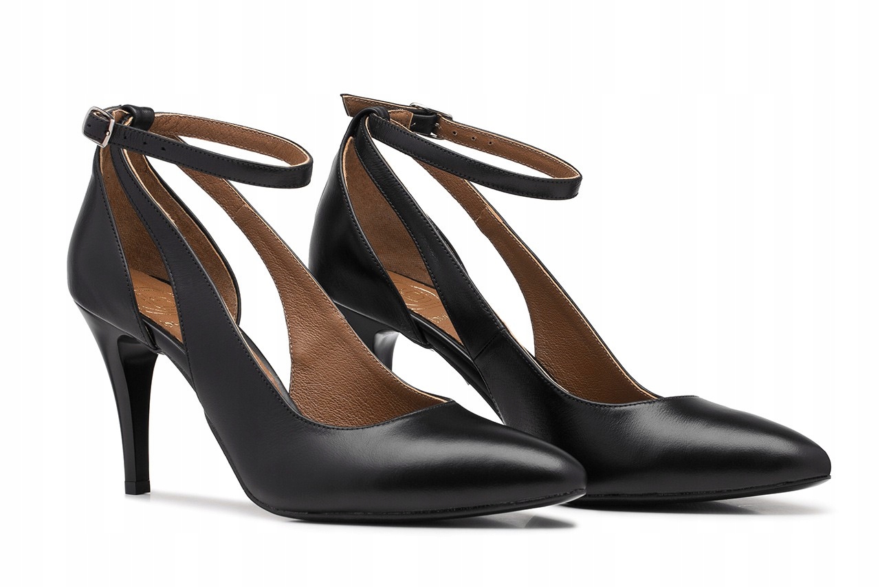 Taneční kolíky LIVI černé pásek kolem kotníku 41