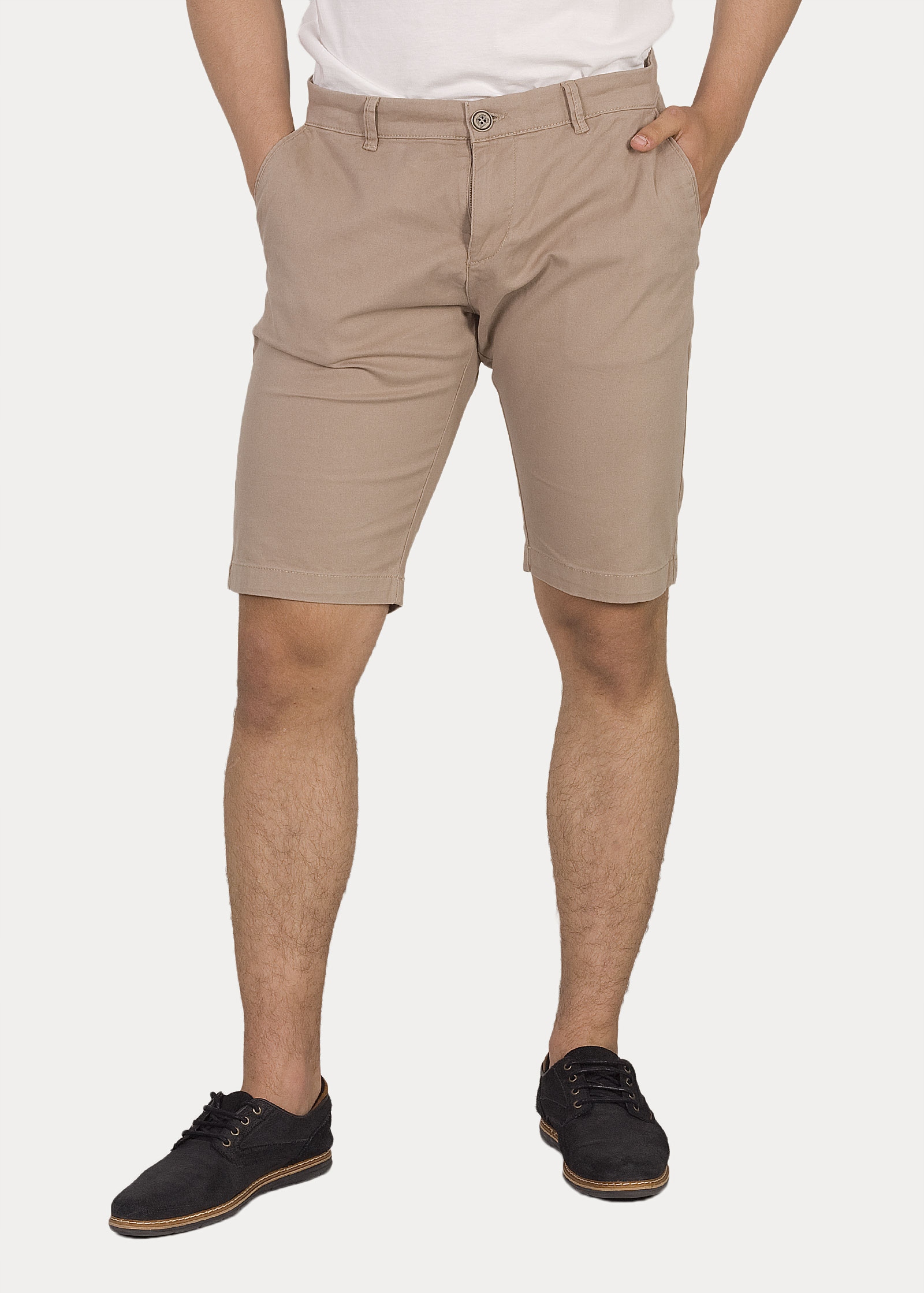 Cross Jeans A565-306 Kraťasy Béžové Leom 38