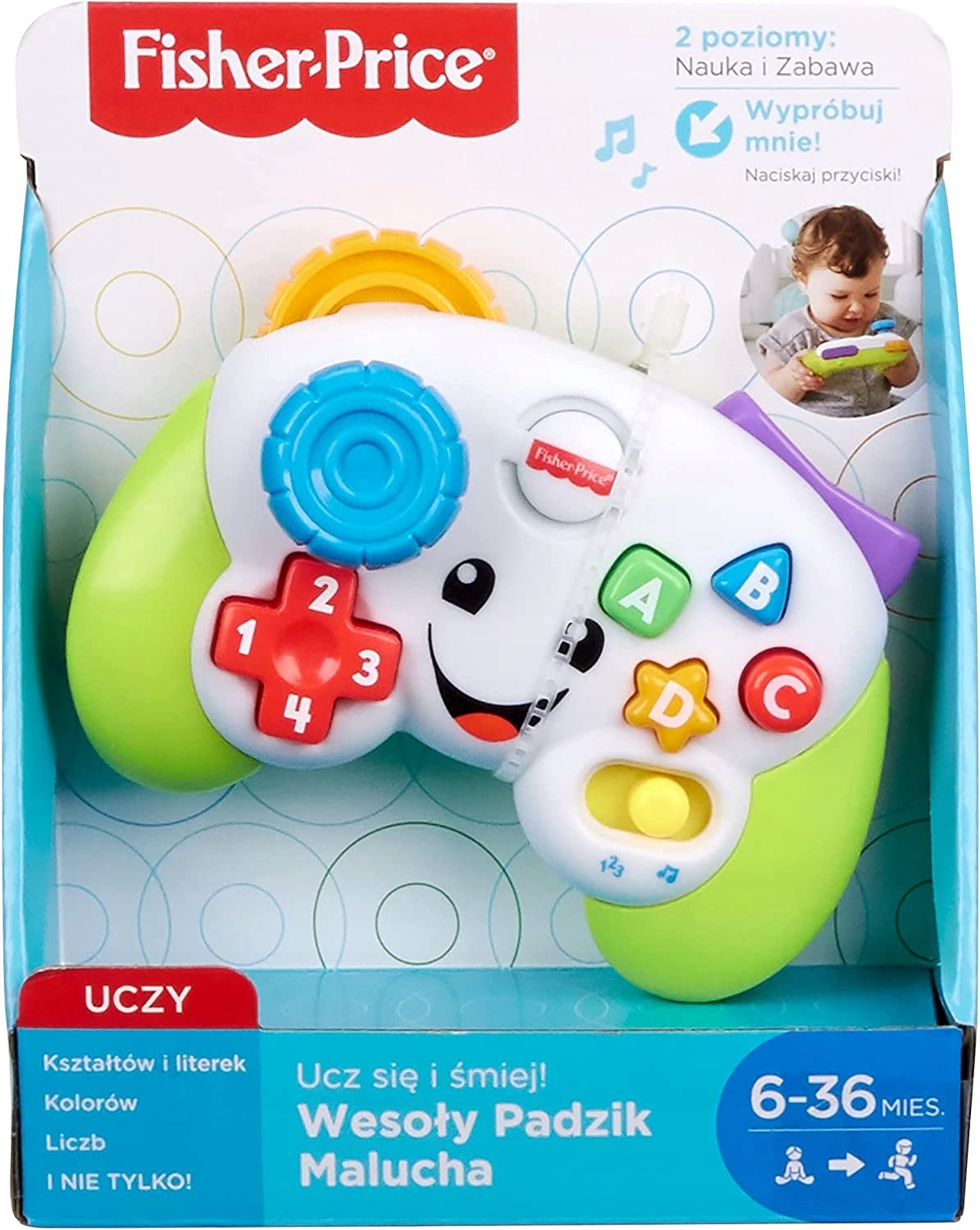

Fisher Price Wesoły Padzik Malucha FWG20 Polski