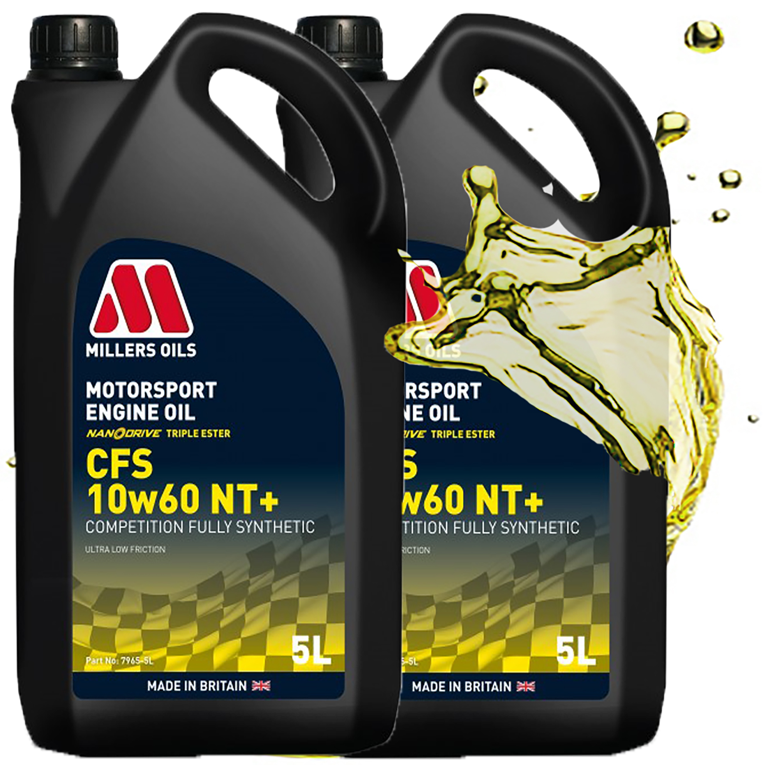 Syntetický Motorový Olej Estry Motorsport Millers Oils Cfs 10w60 Nt+ 10L