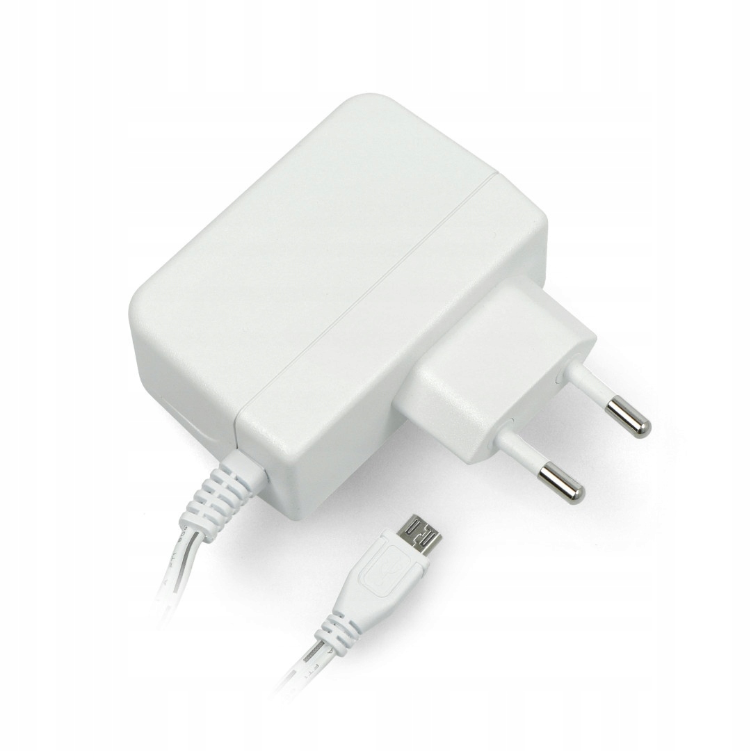 

Zasilacz microUSB 5,1V/2,5A do RRi oryginał biały