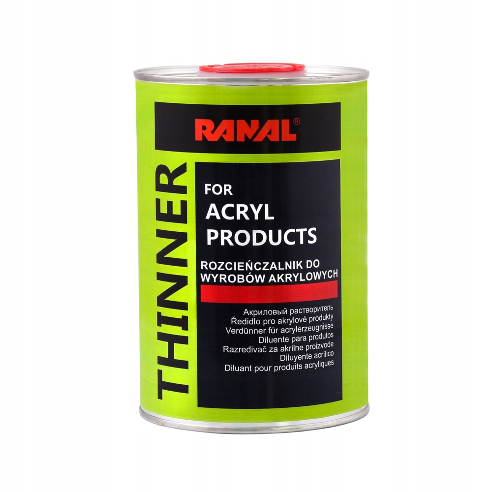 

Rozcieńczalnik do wyrobów akrylowych Ranal 1L