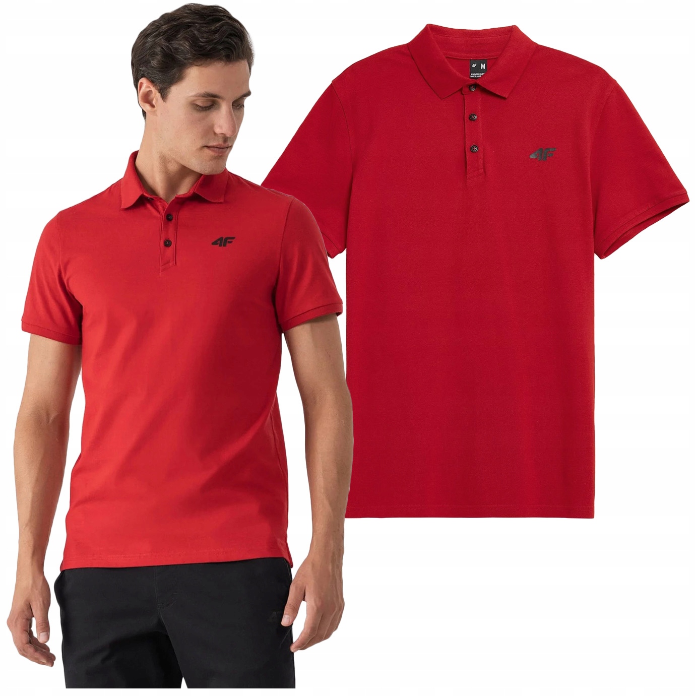 

Koszulka Polo męska 4F T-shirt NOSH4 TSM356 M