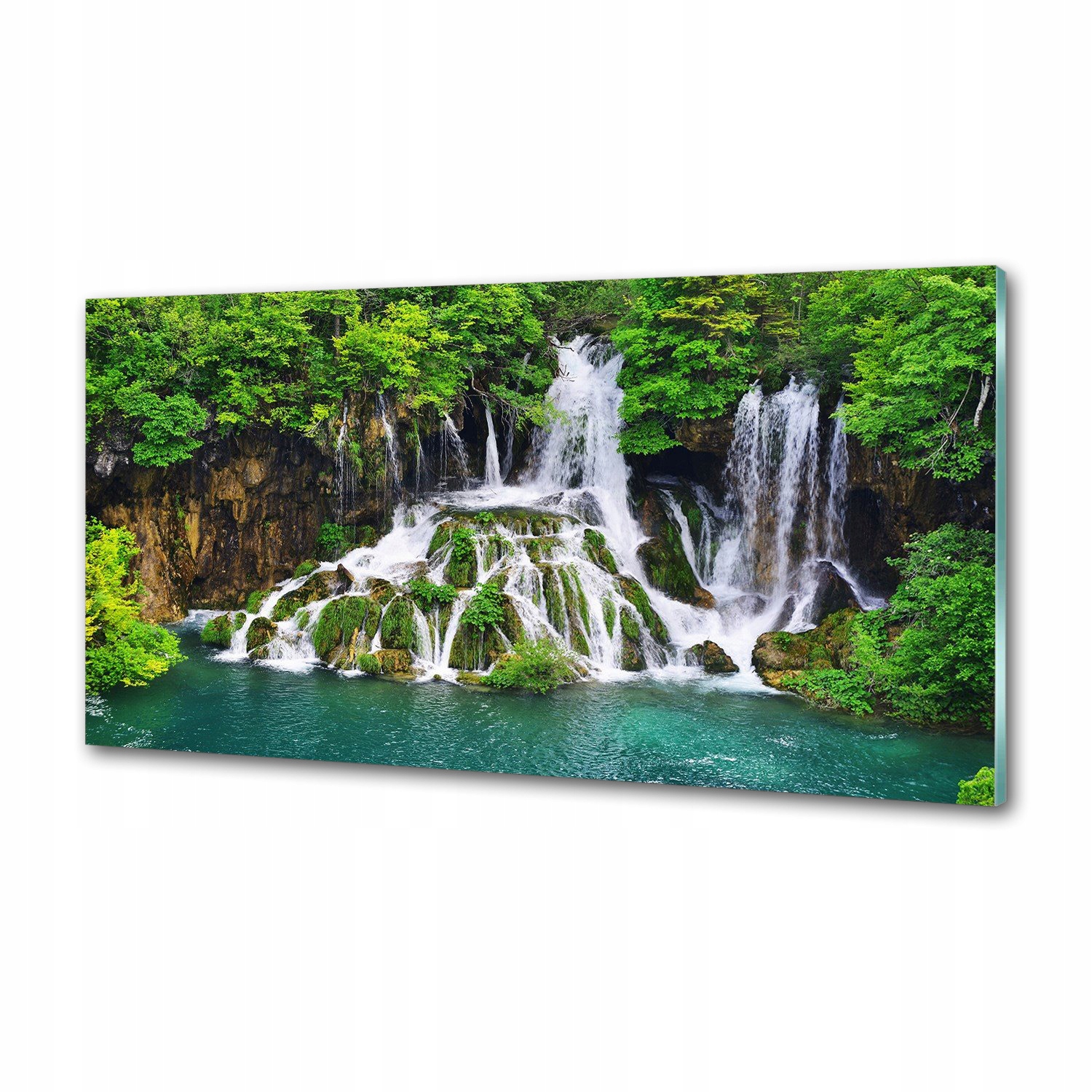 Panel do kuchyne Vodopád v horách 120 x 60 cm Lepidlo
