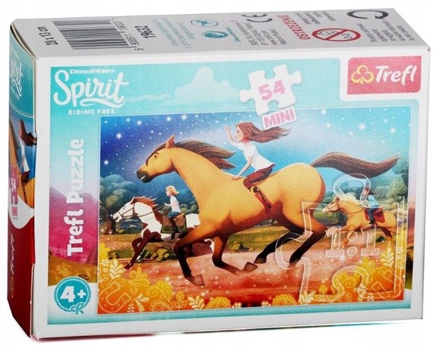 

Puzzle Trefl Mini 54 Elementy Duch Wolności Spirit