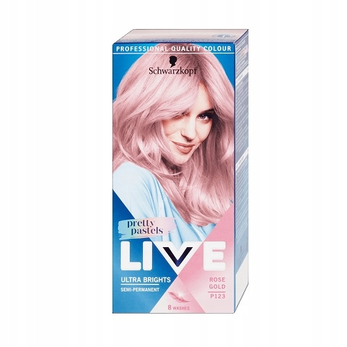 

Schwarzkopf farba Live Ultra P123 Rose Gold