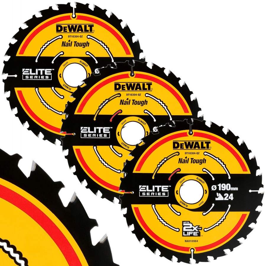 

Dewalt Tarcze pilarskie do drewna 190x30mm DT10399