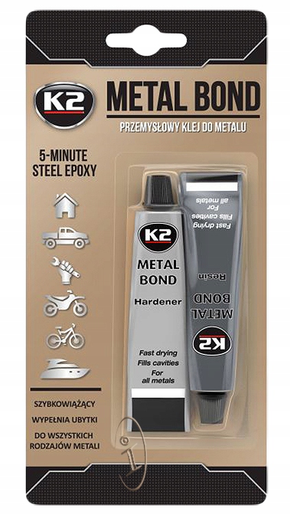 

K2 Metal Bond Dwuskładnikowy Klej Do Metalu 56G