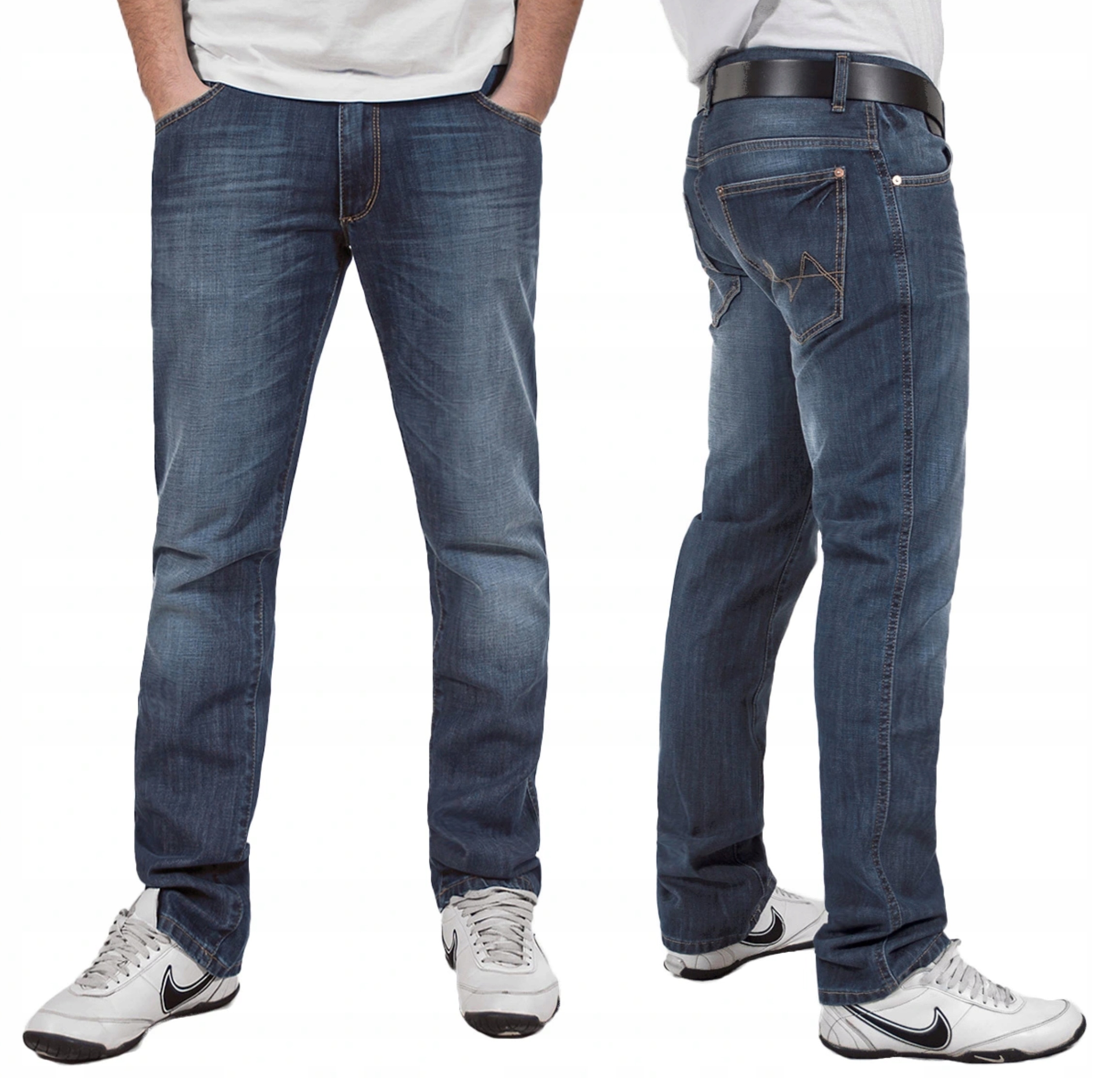 

Spodnie Jeansy Rurki Męskie Hunter 110/5 W36 L32