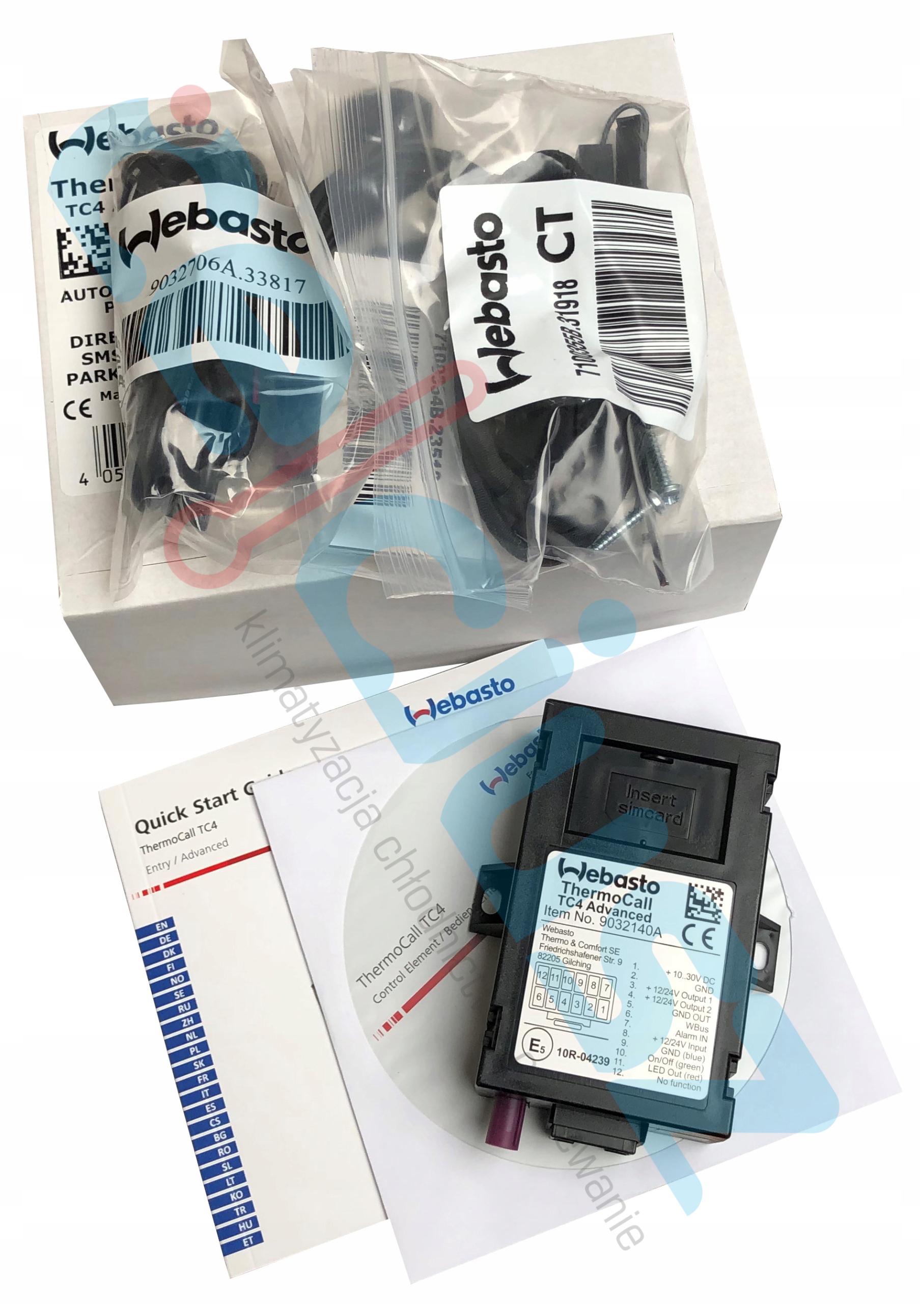 CEL1134 - Комплект дистанционного управления TC4 Advanced Webasto