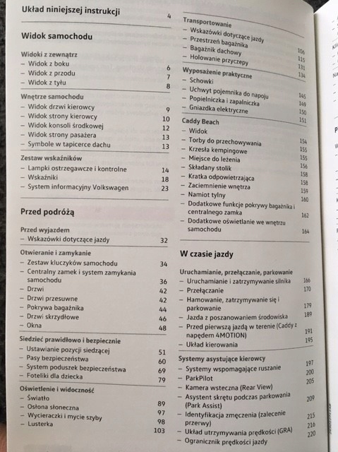 VW CADDY polska instrukcja obsługi od 2015 Marka Volkswagen